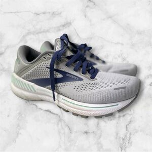 Brooks Gray and Navy Athletic Shoes
